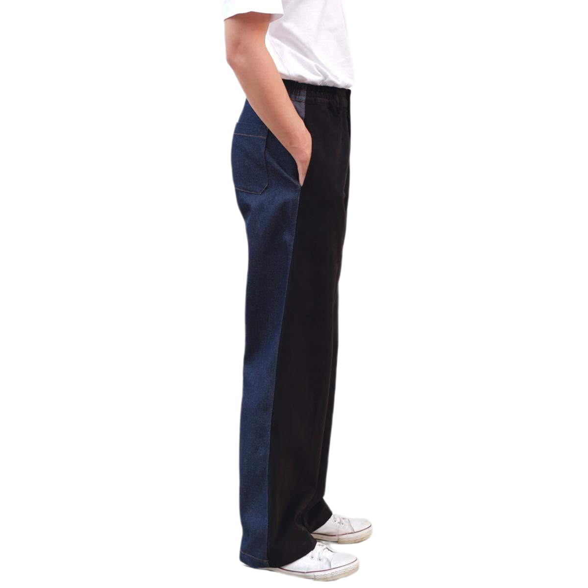 TwoTone Pants (Black-Denim)