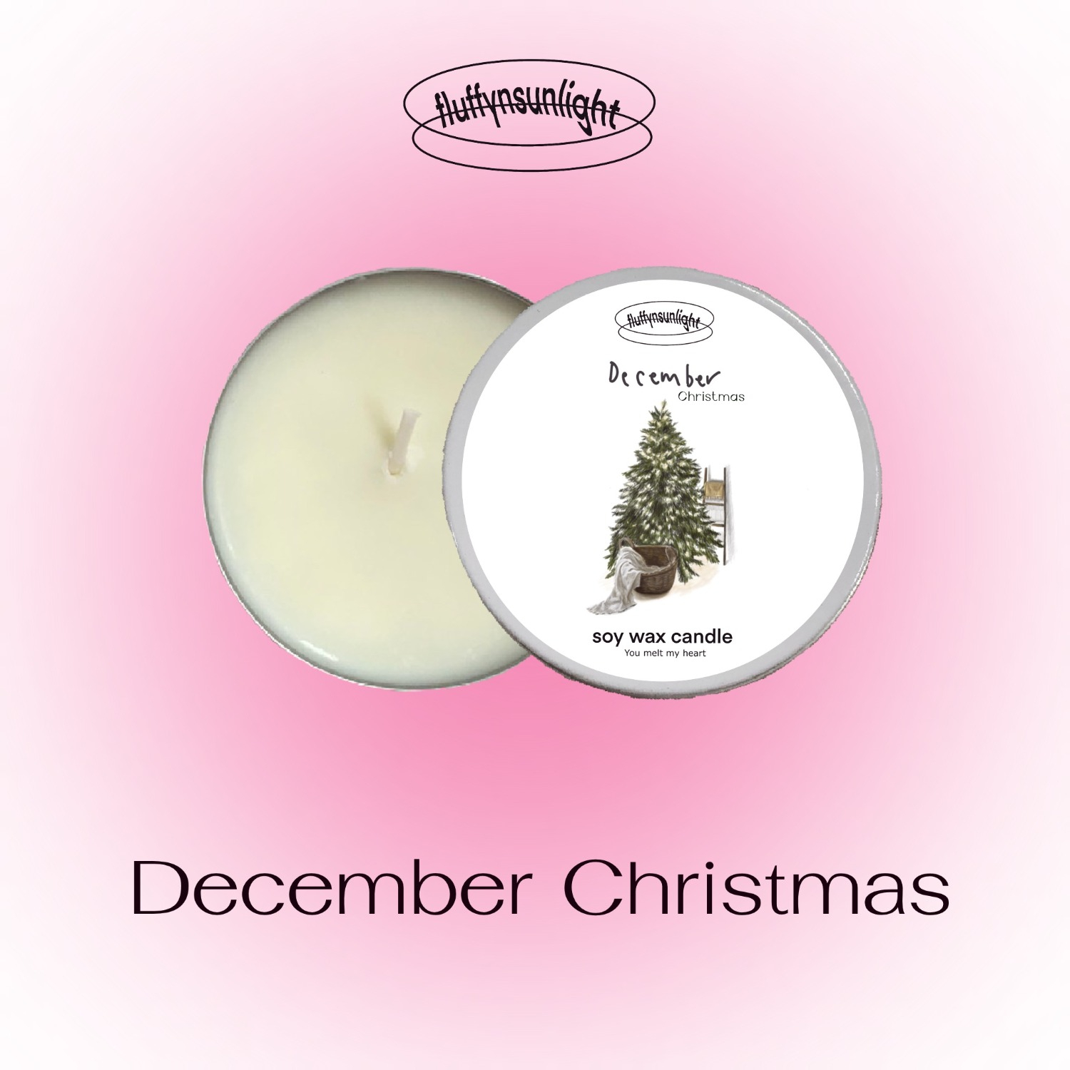 Soy Wax Candles (December Christmas)