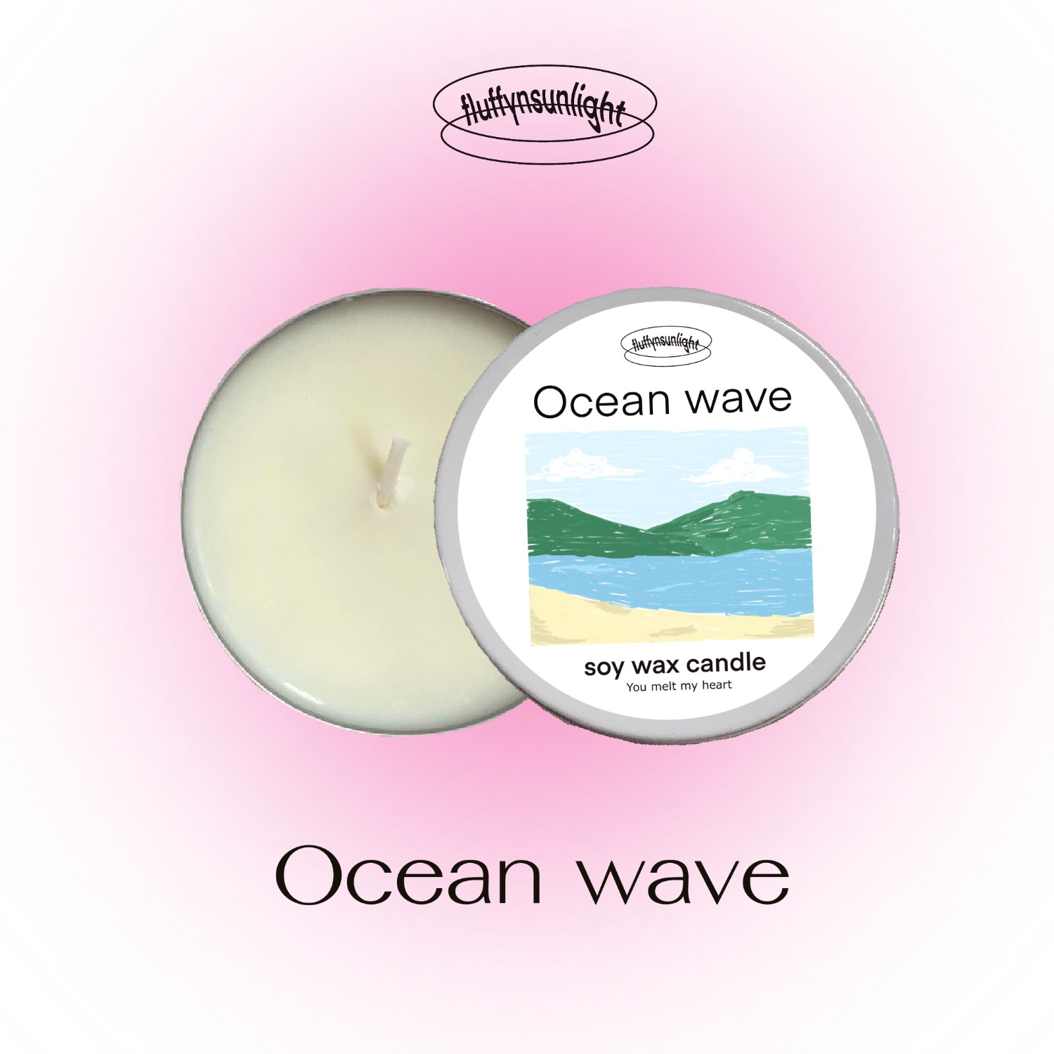 Soy Wax Candles (Ocean wave)
