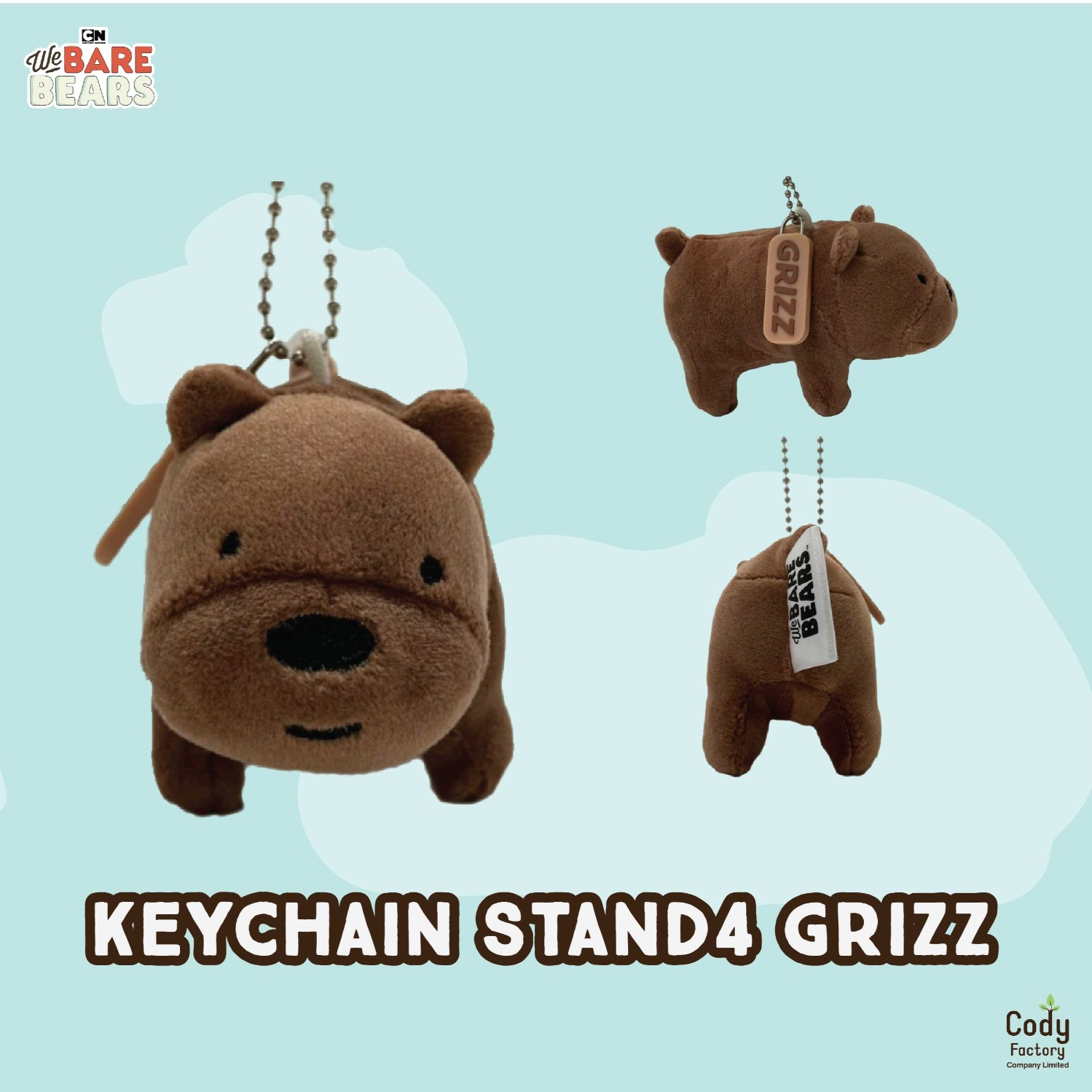 Grizzly We bare bears Keychain 4L.
