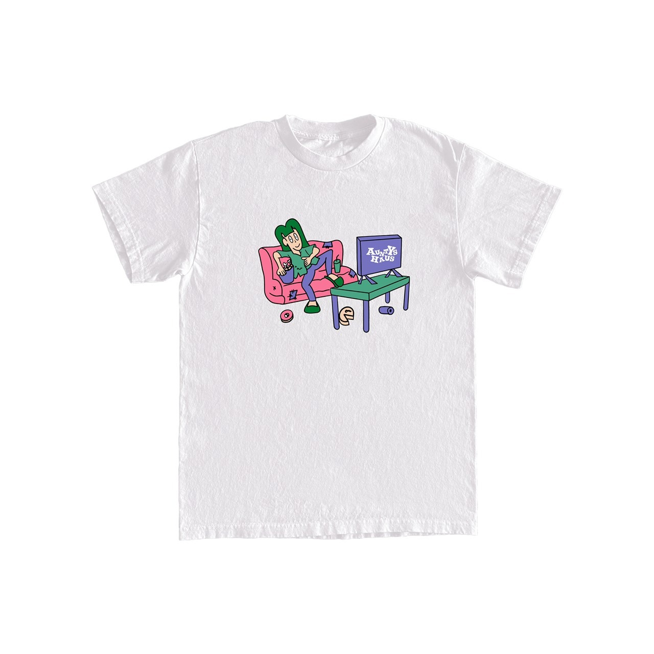 Busy At Home Tee (White)
