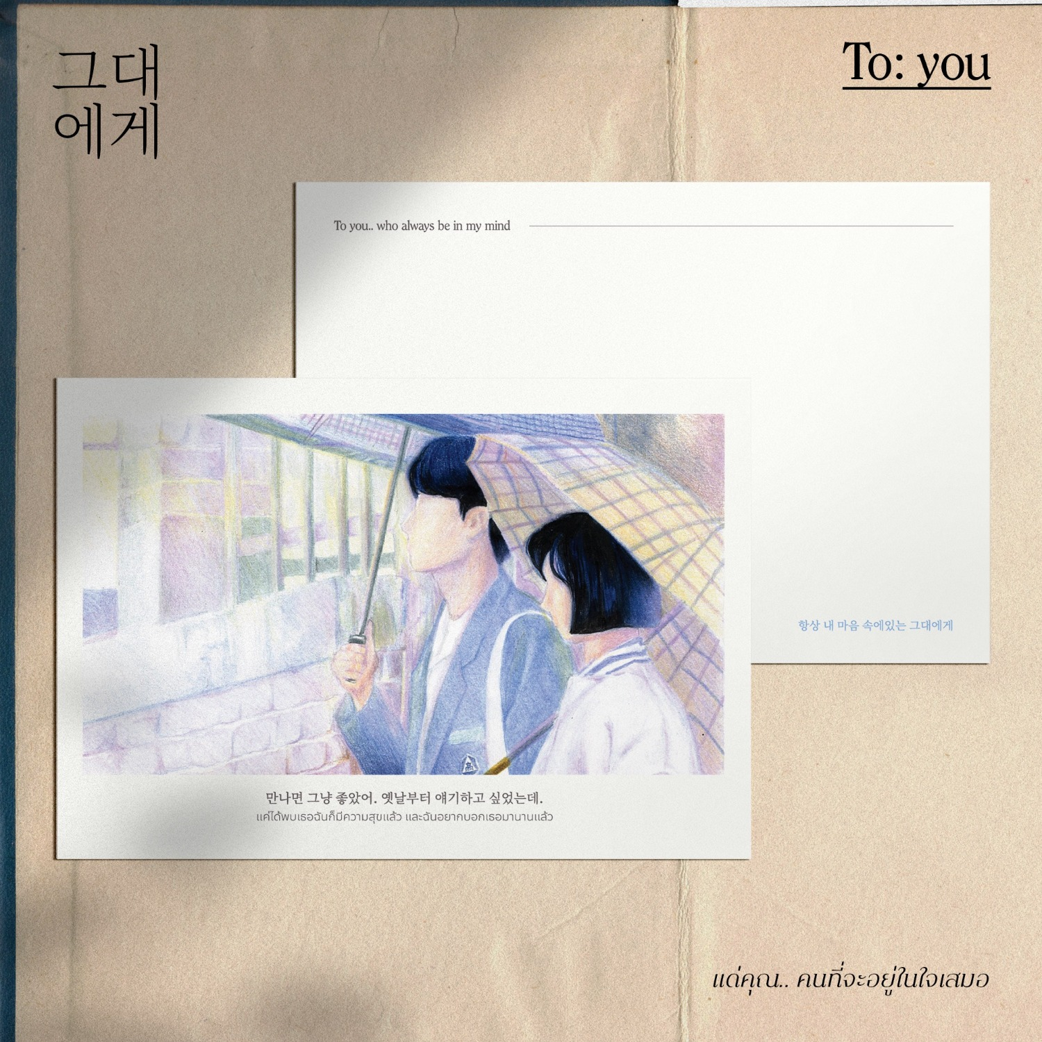 To: you who always be in my mind Postcard