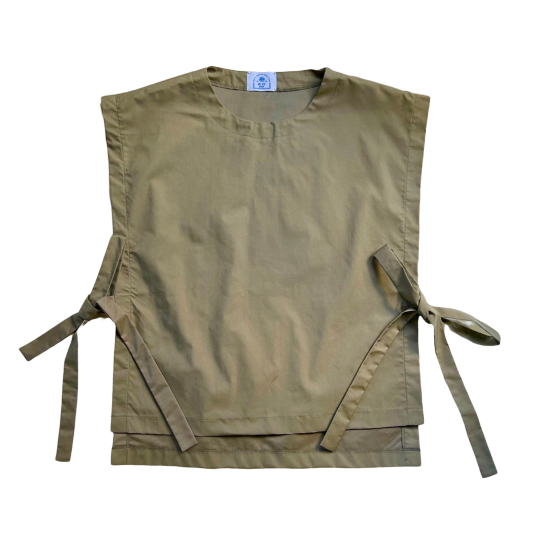 Bloc Wrap Vest (Olive)