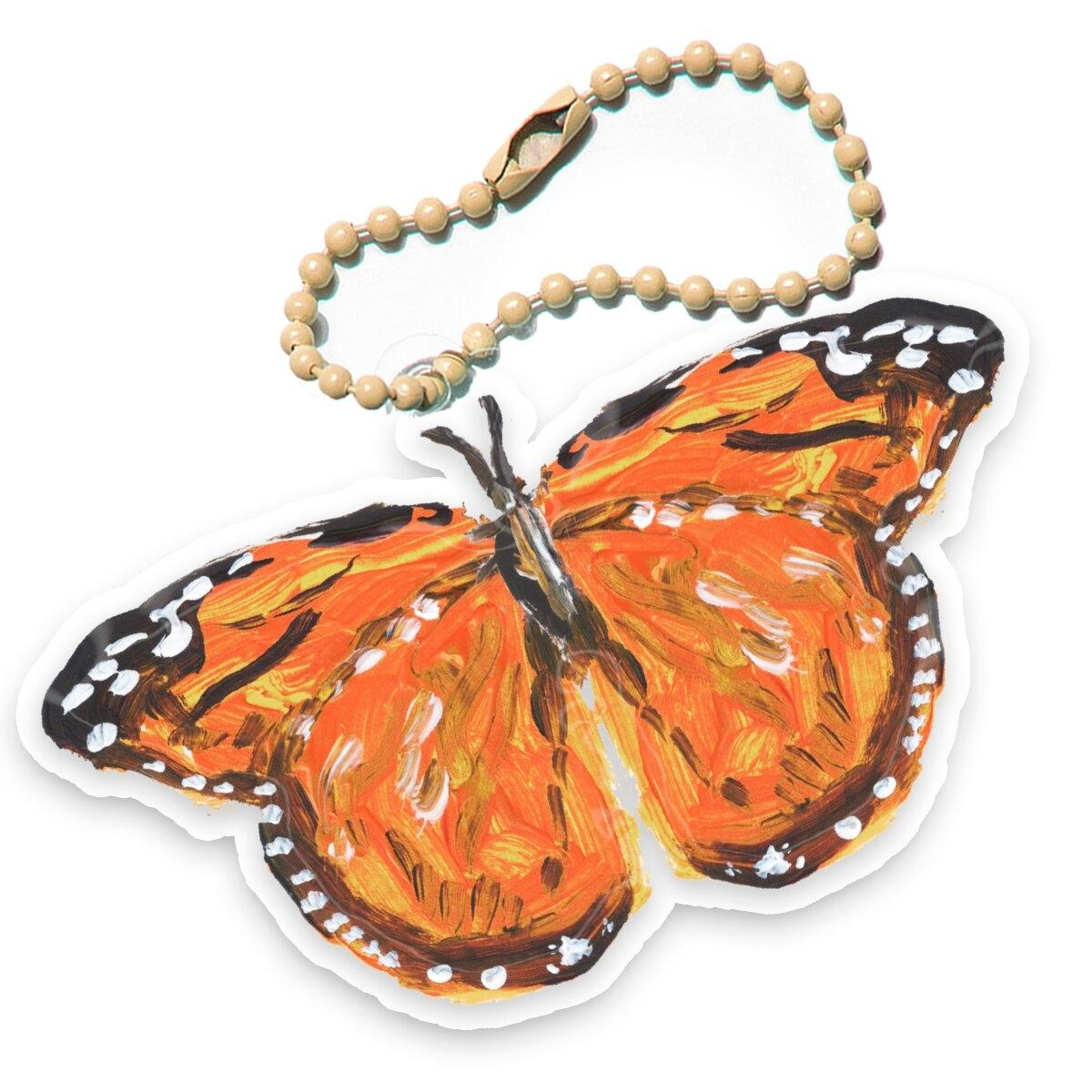 Keyring : Orange Butterfly