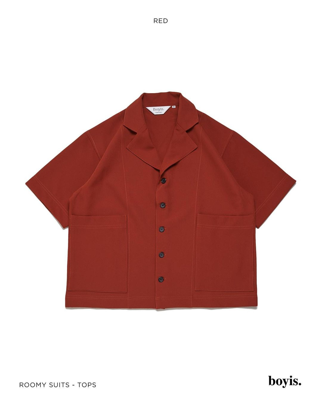 Roomy Suits Top (Red)