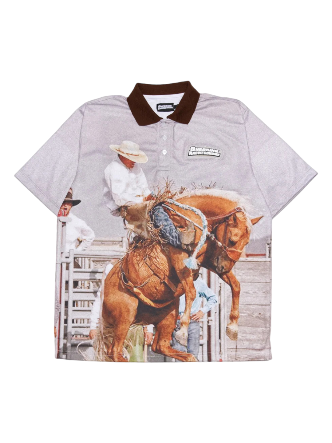 Horse Polo Shirt (Cream)