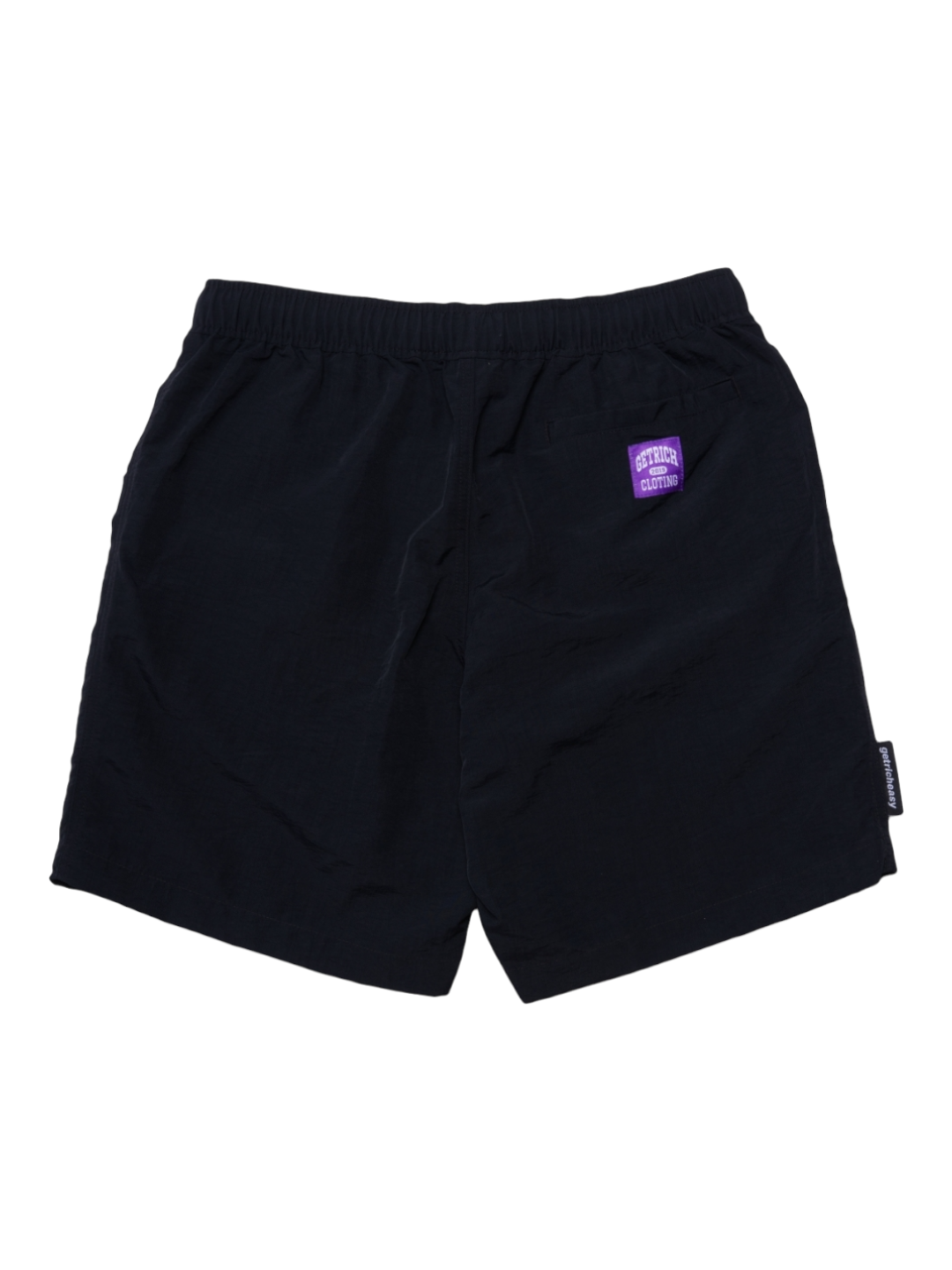 "Basic Item 2023" Nylon Shorts (Black)
