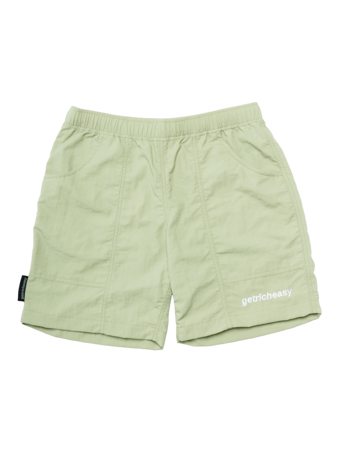"Basic Item 2023" Nylon Shorts (Matcha)