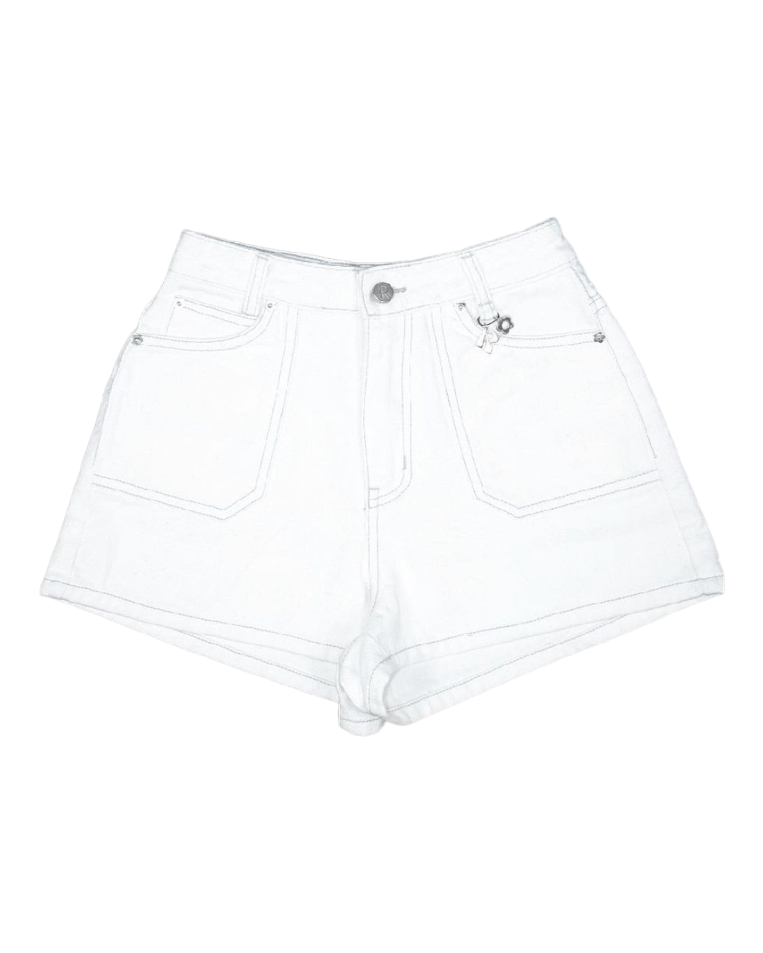 Clara Short Jeans (White)