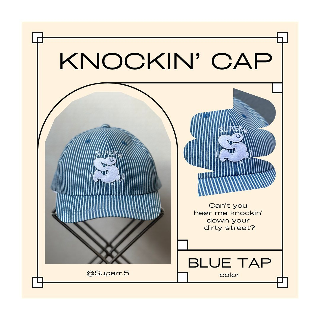 Super.5 Knockin Cap (Blue Tap)