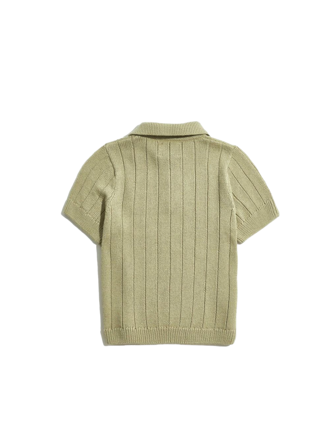 Madmatter / Knitcircle Cable Knit Polo (Olive)