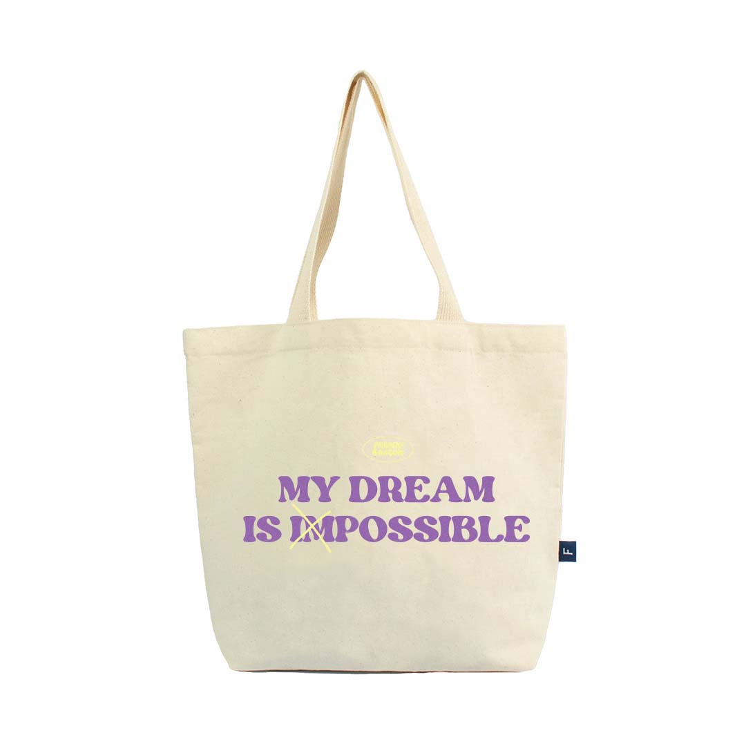 FRANK x Luckyluckyclub MY DREAM IS POSSIBLE TOTE BAG