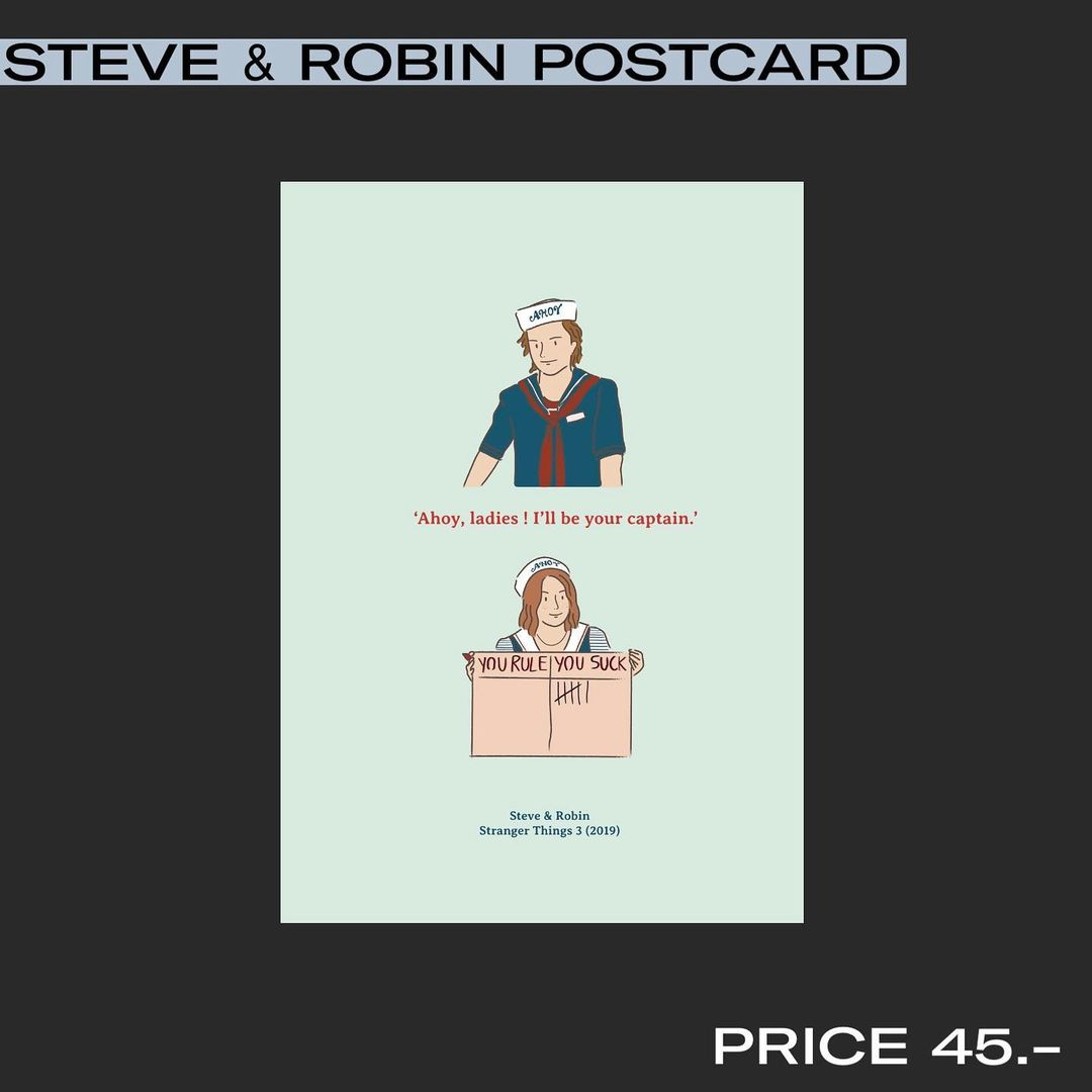Steve-Robin Postcard