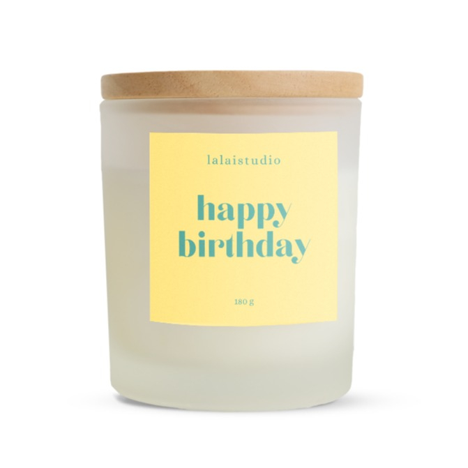 "Happy Birthday" Candle (180g.)