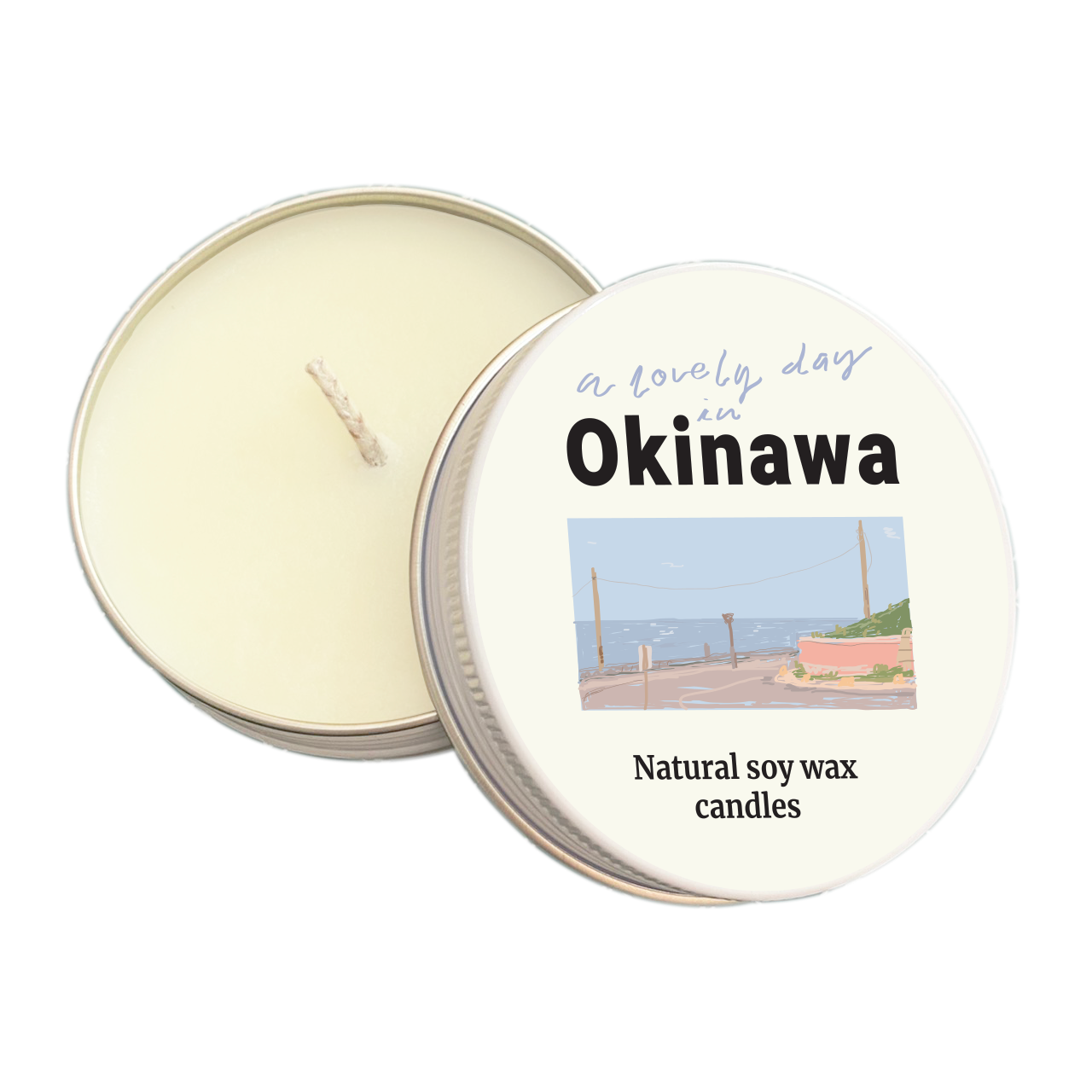 A lovely day in Okinawa soy candles