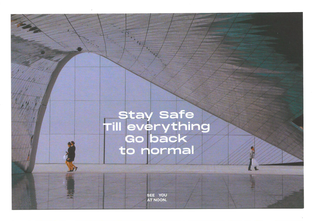 Stay Safe Postcard