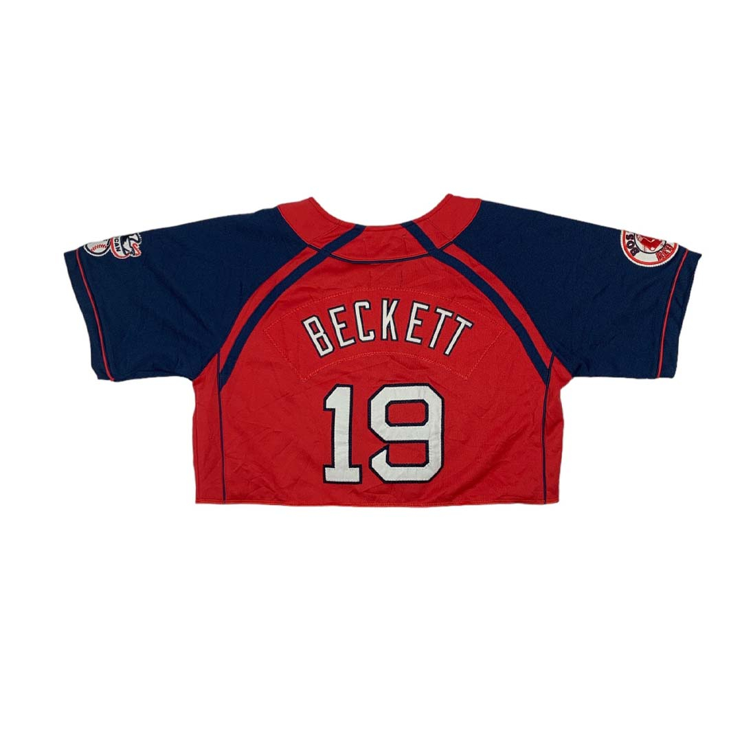 cropped red sox jersey