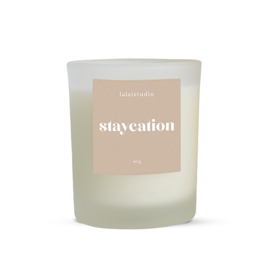 "Staycation" Candle