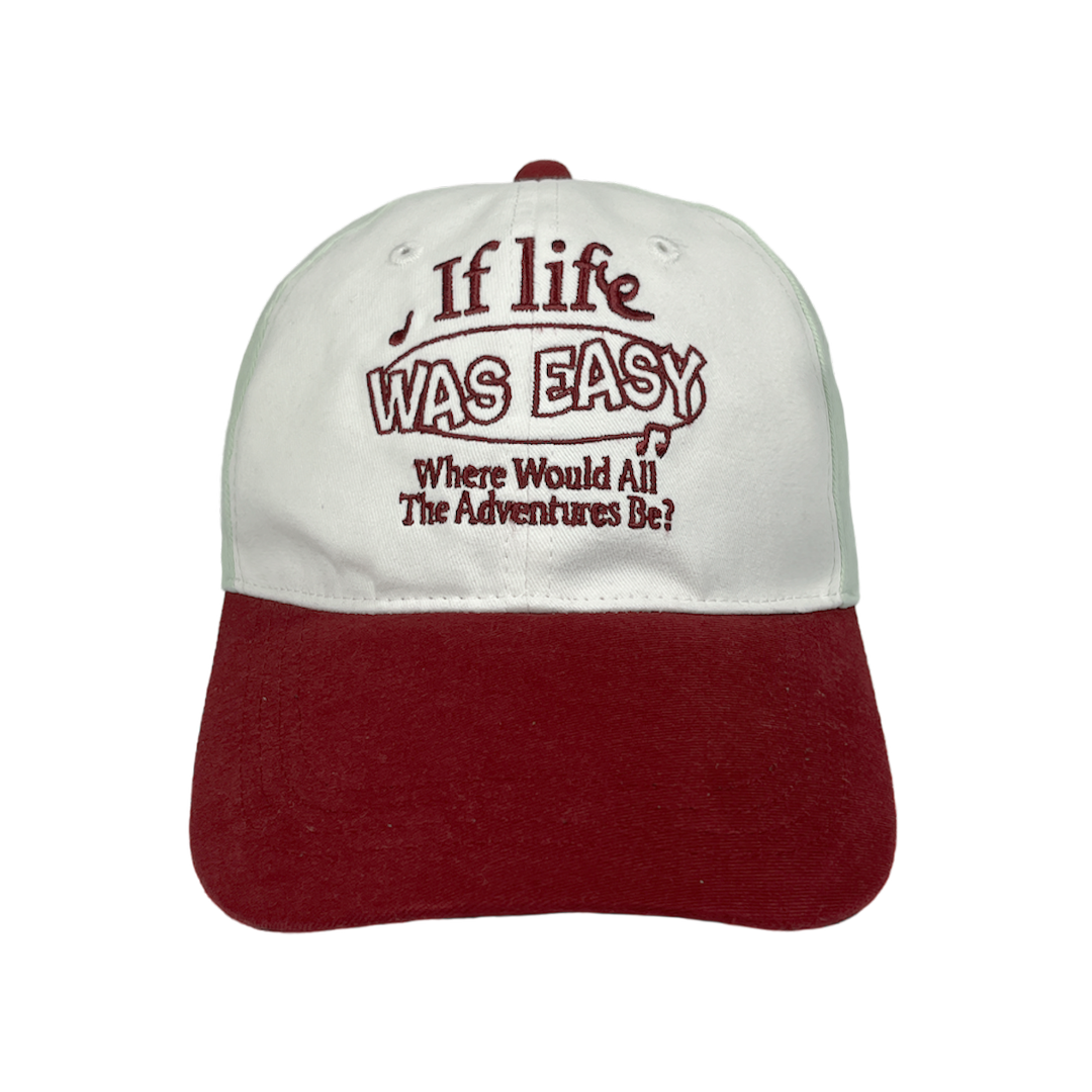 IF LIFE WAS EASY CAP (RED)