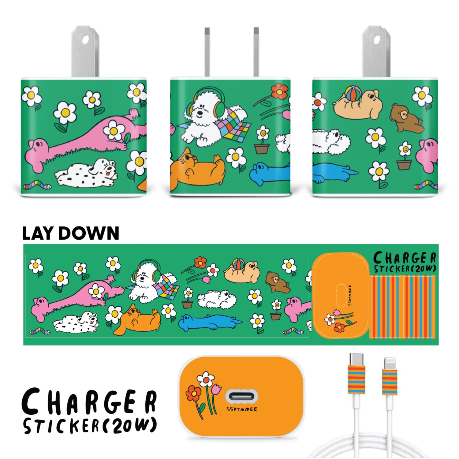 Charger Sticker - Lay Down