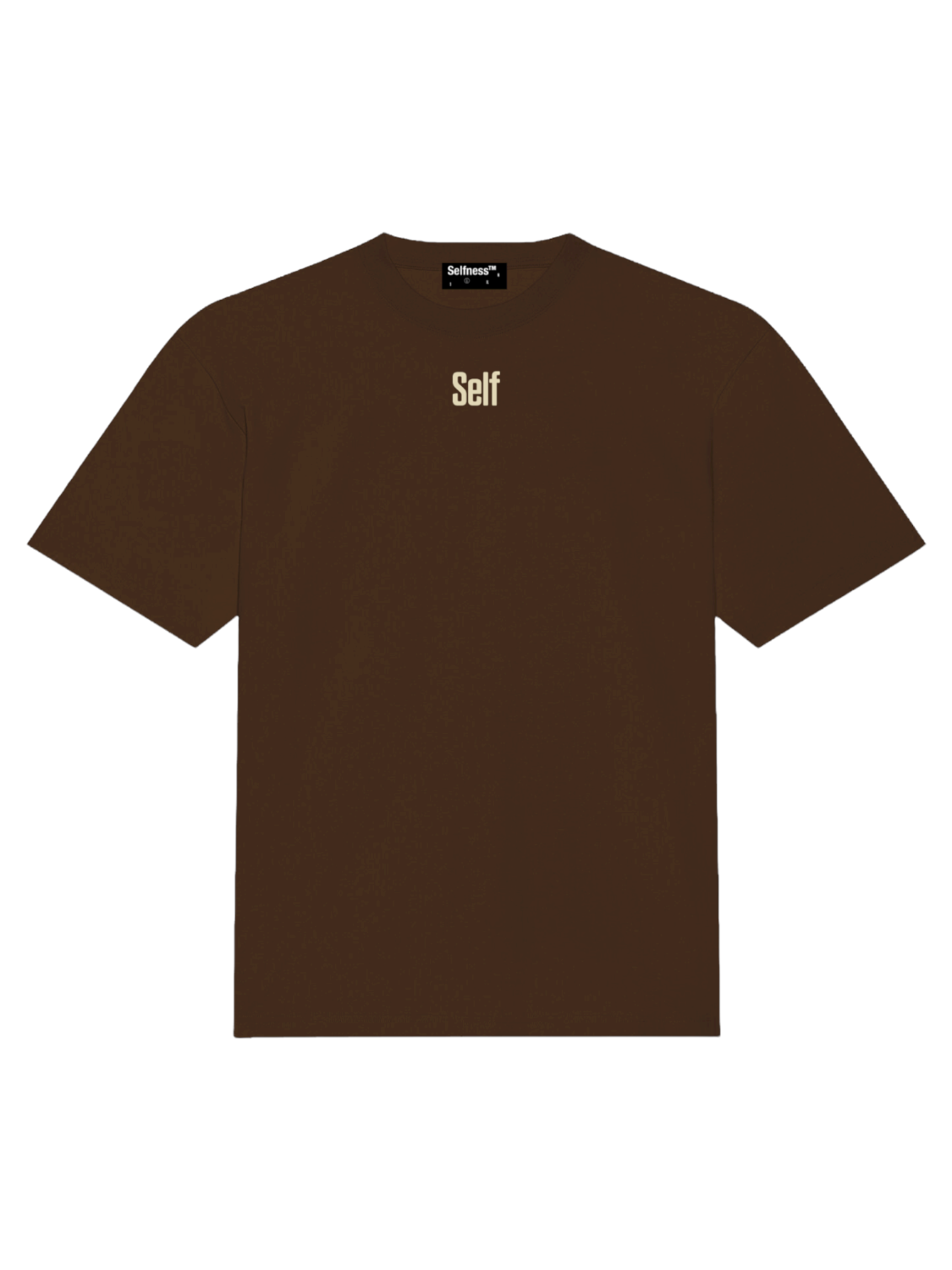 CONFIDENTIAL T-SHIRT LARGE FIT IN BROWN