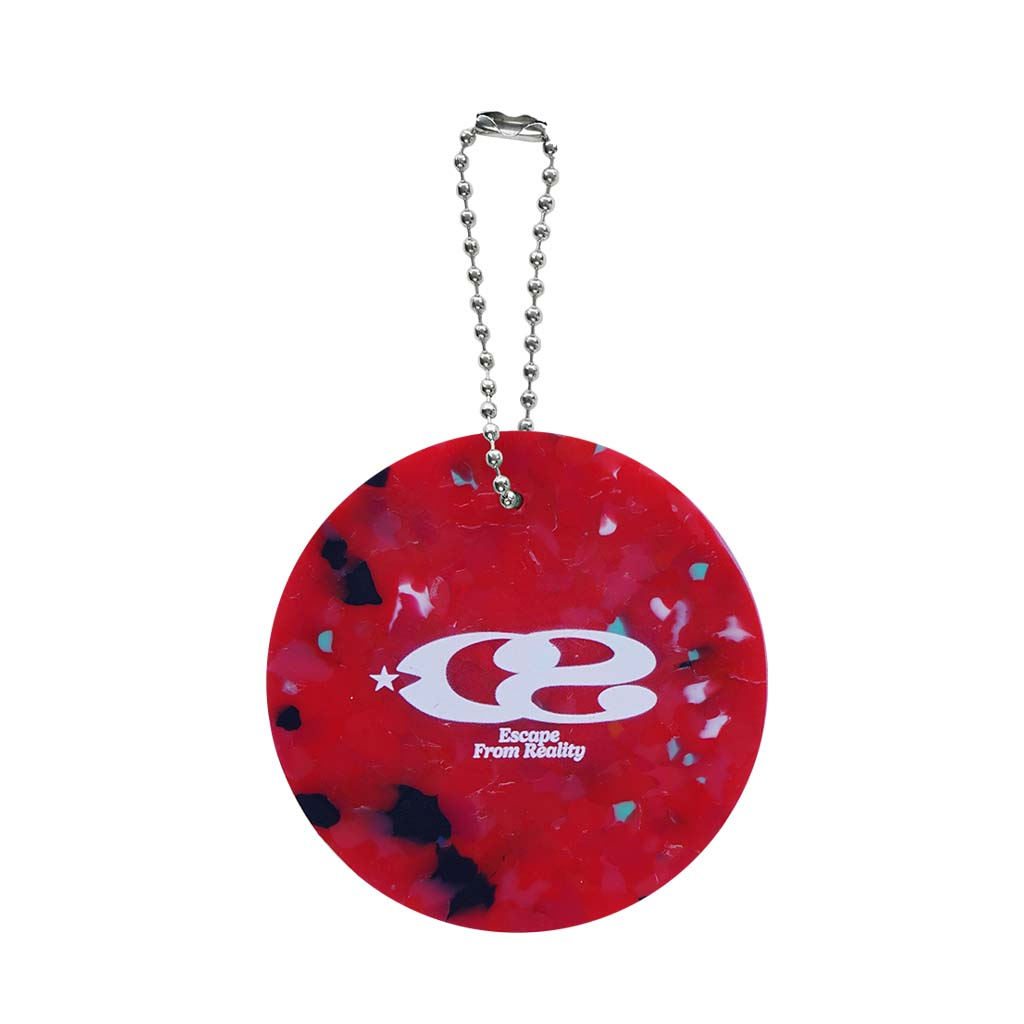 Recycle Bottle Keychain (Red)