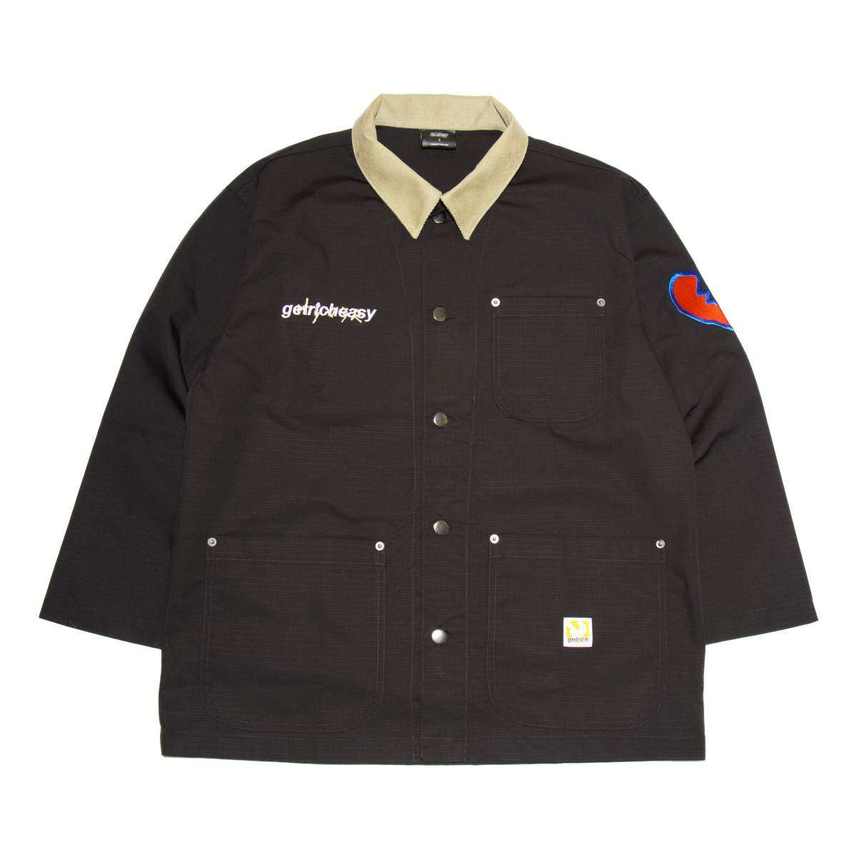 getricheasy™ x NEV3R Ripstop Jacket (Black)