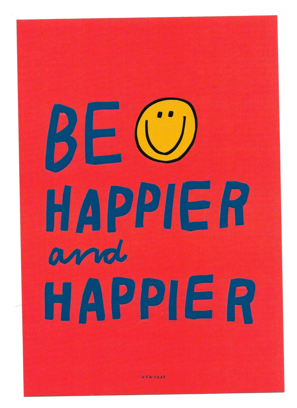 Be Happier Postcard