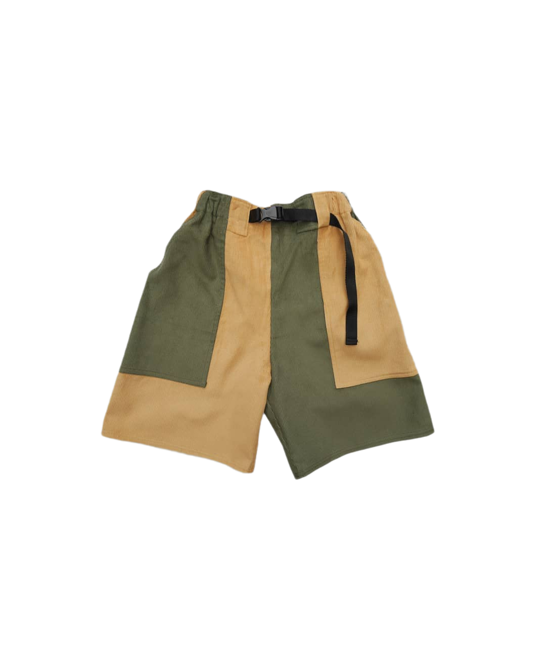 Baggy Corduroy Shorts (Khaki/Olive)