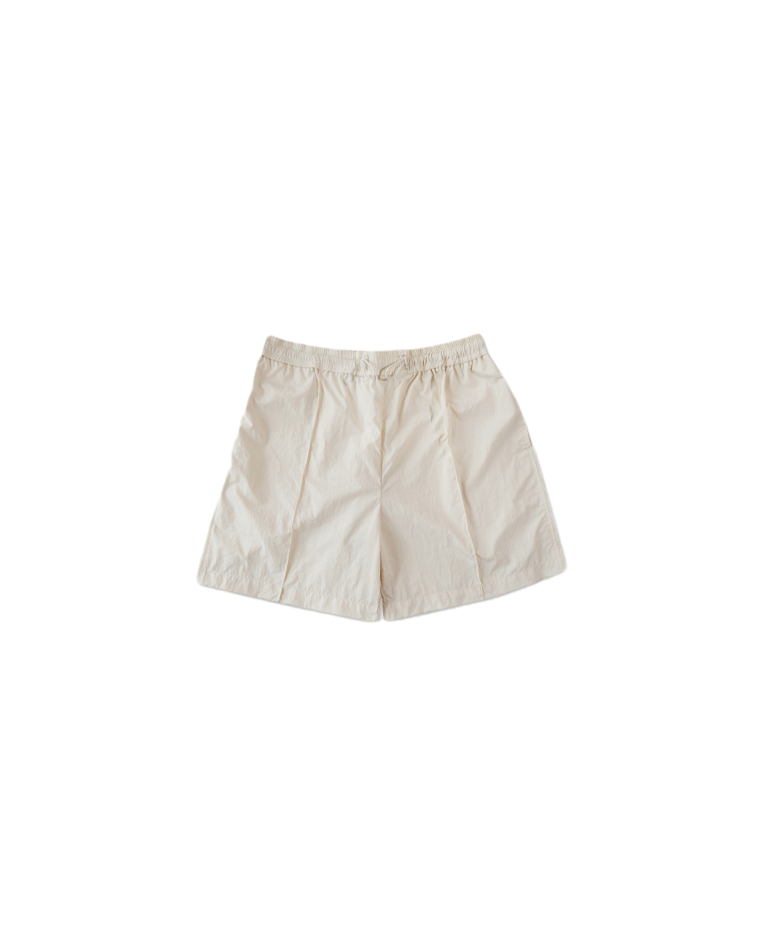 Nylon L/S Shorts (Beige)