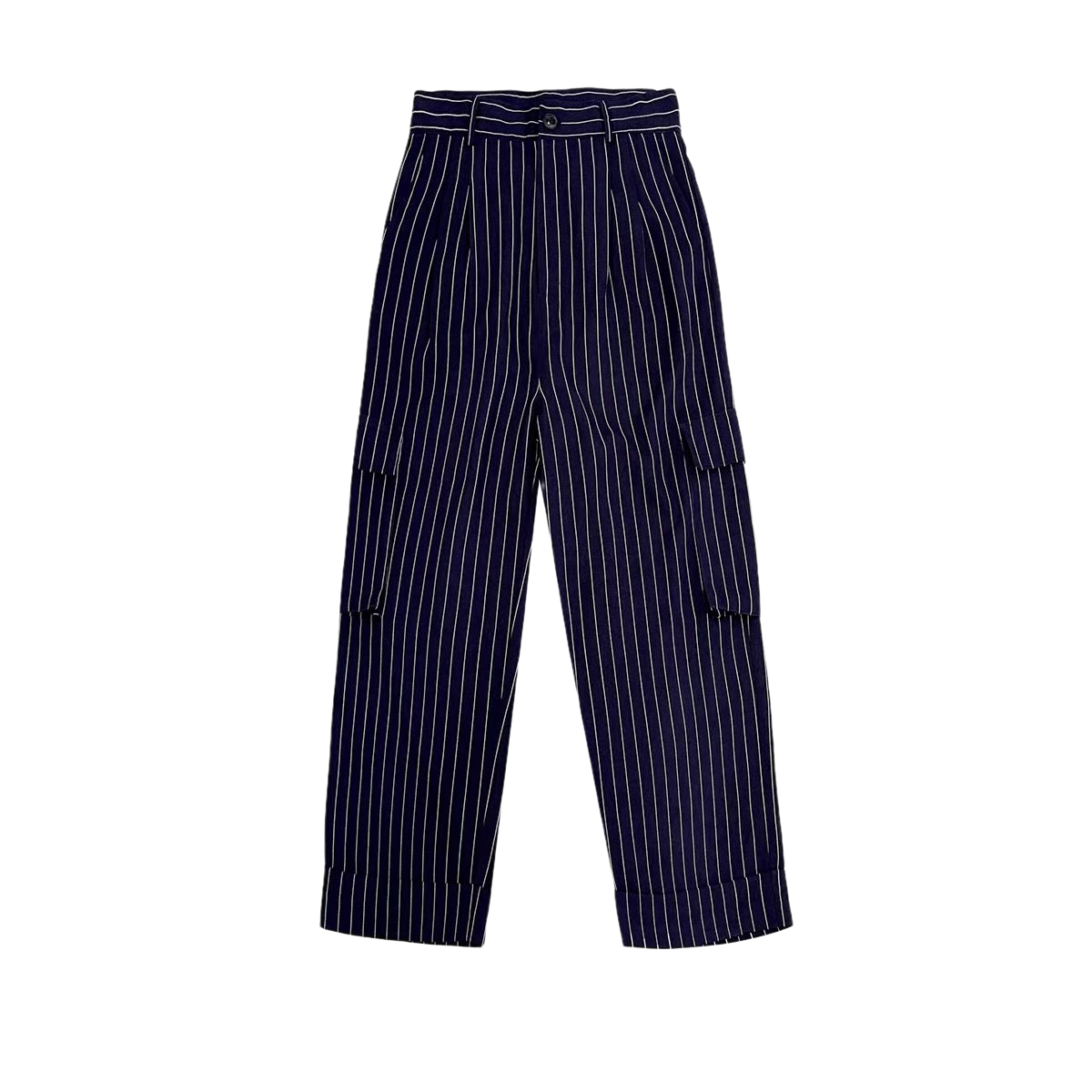 Casual Striped Pants (Blue Striped)