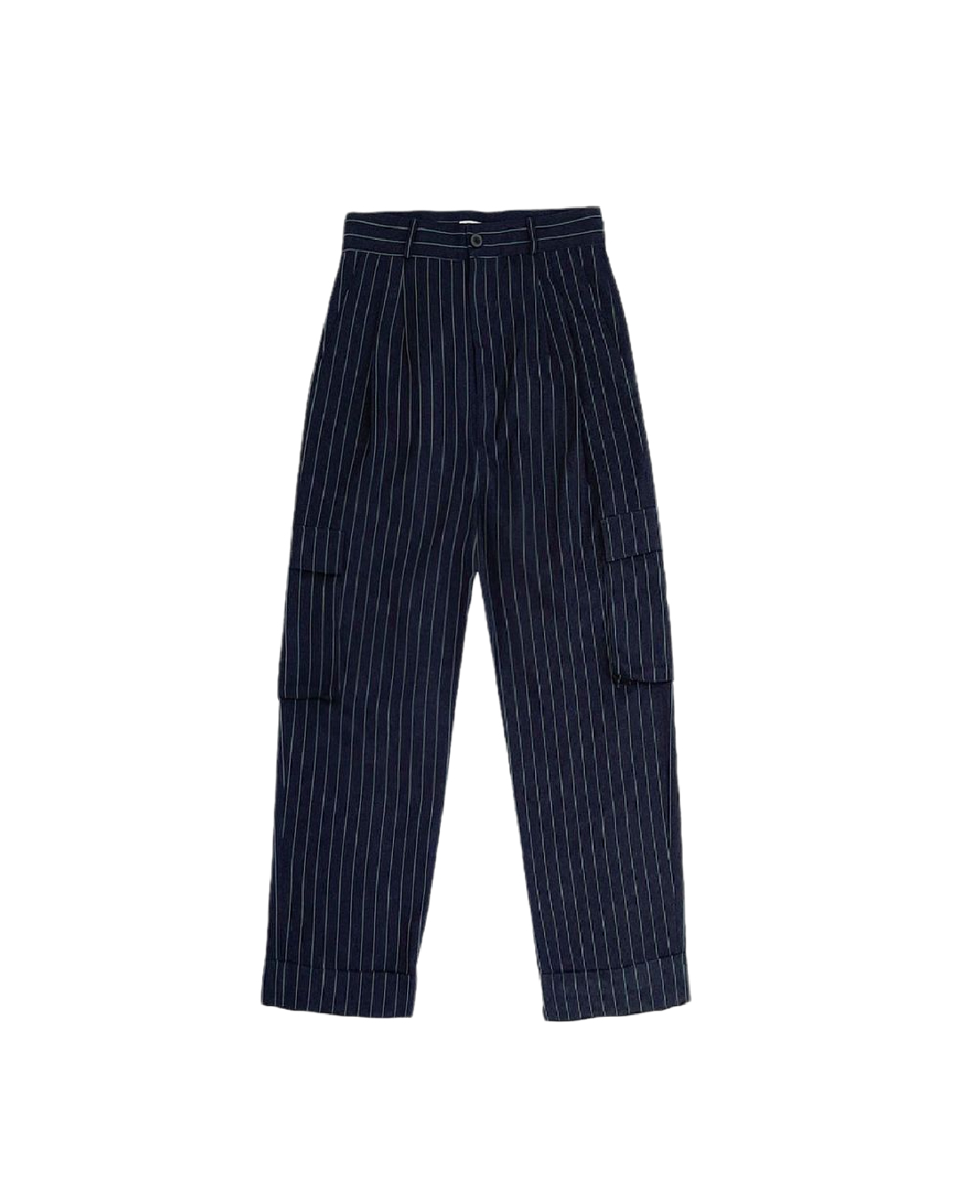 Casual Striped Pants (Navy Striped)