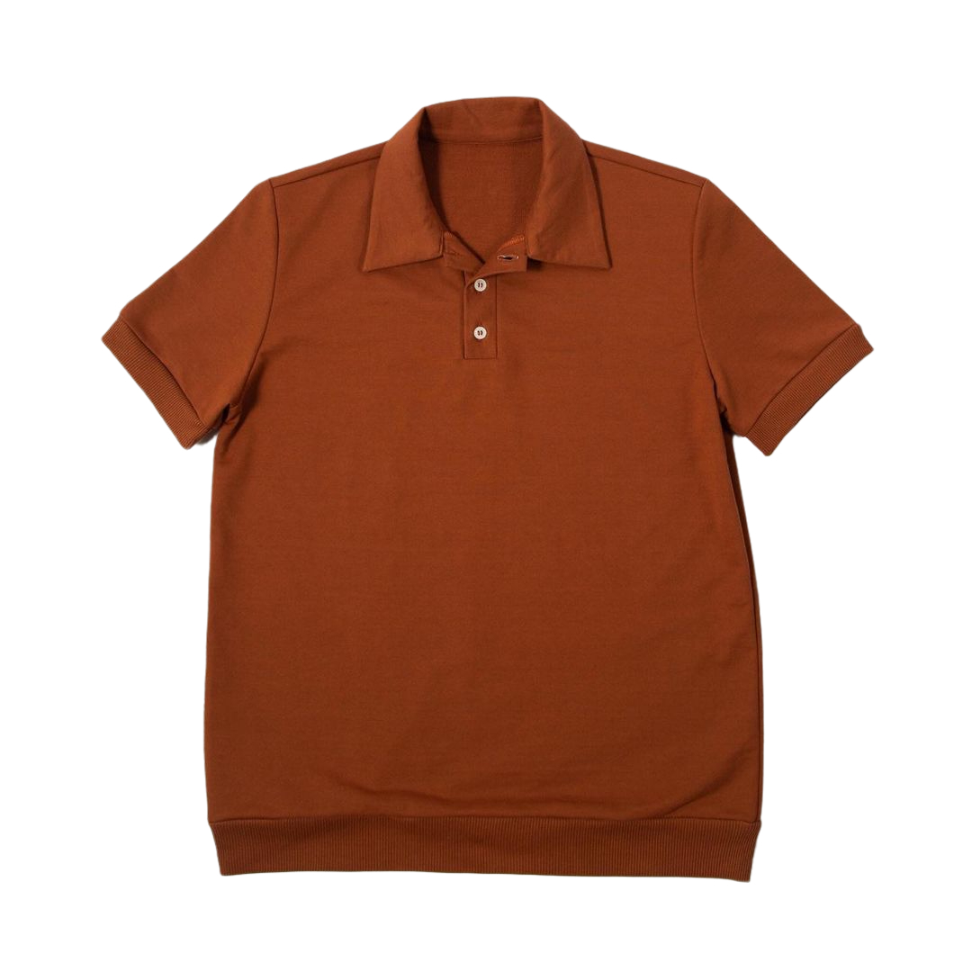 Rags and Lace Knitted Polo (Brick)