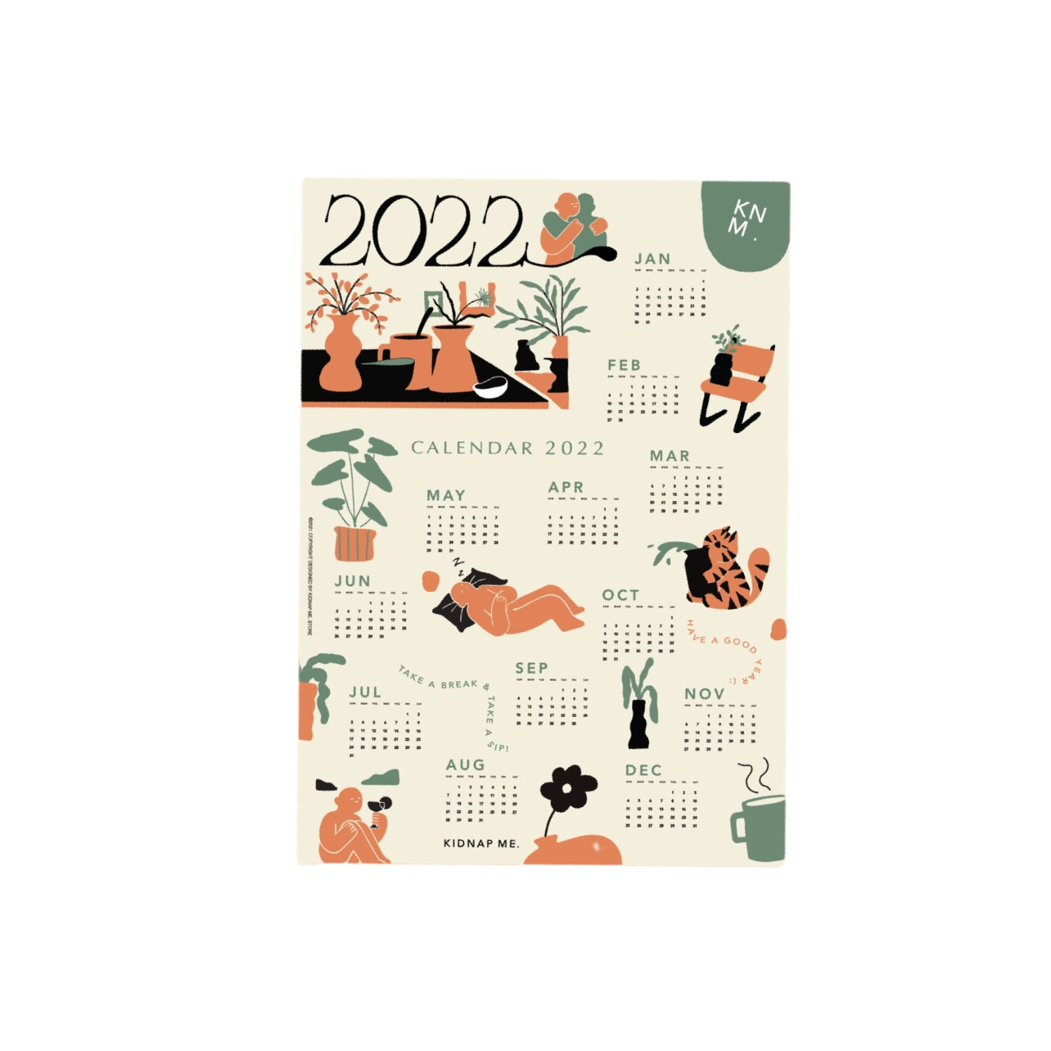 2022 Calendar Poster
