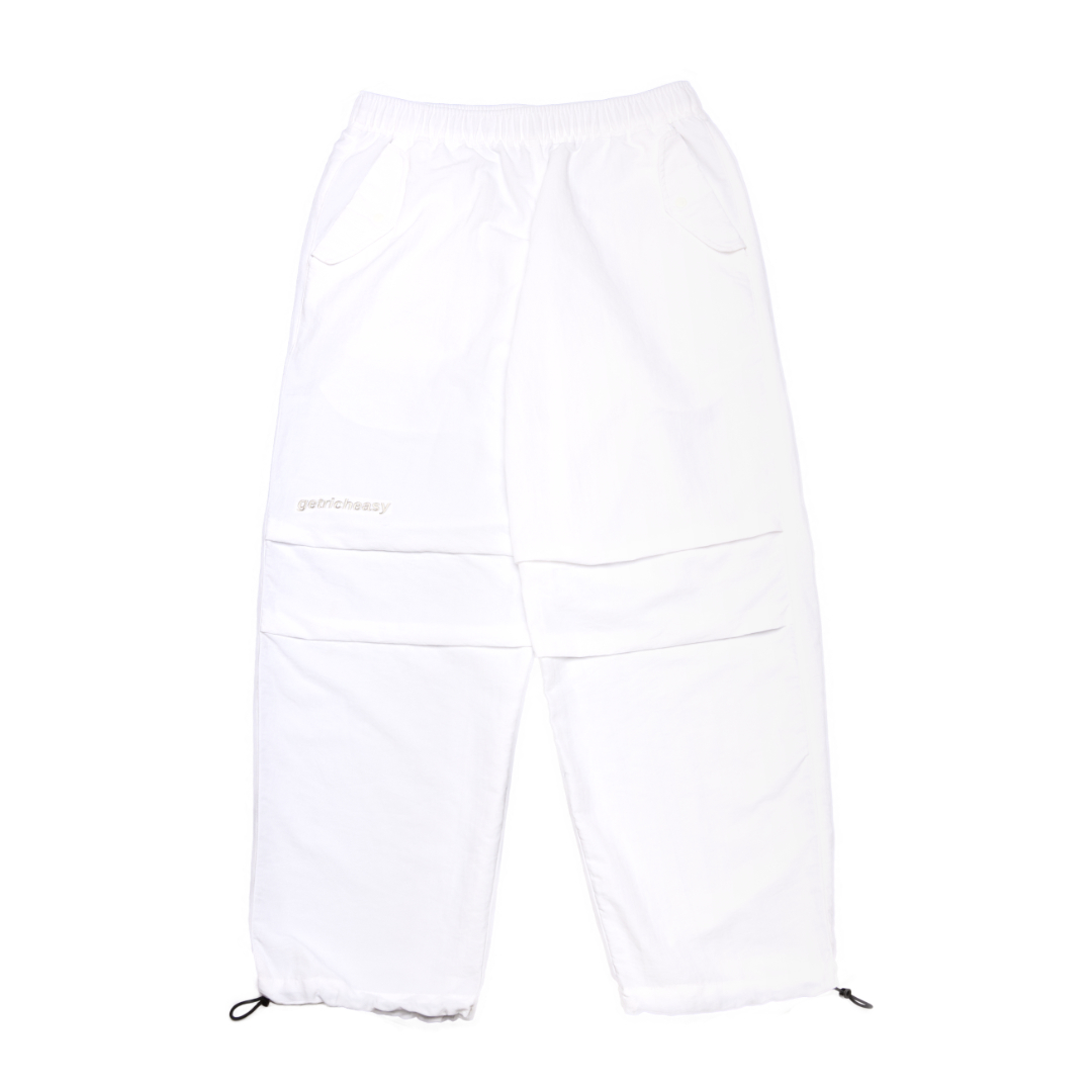 GETRICHEASY "AUTHENTIC JUNE" Nylon Pants (White)