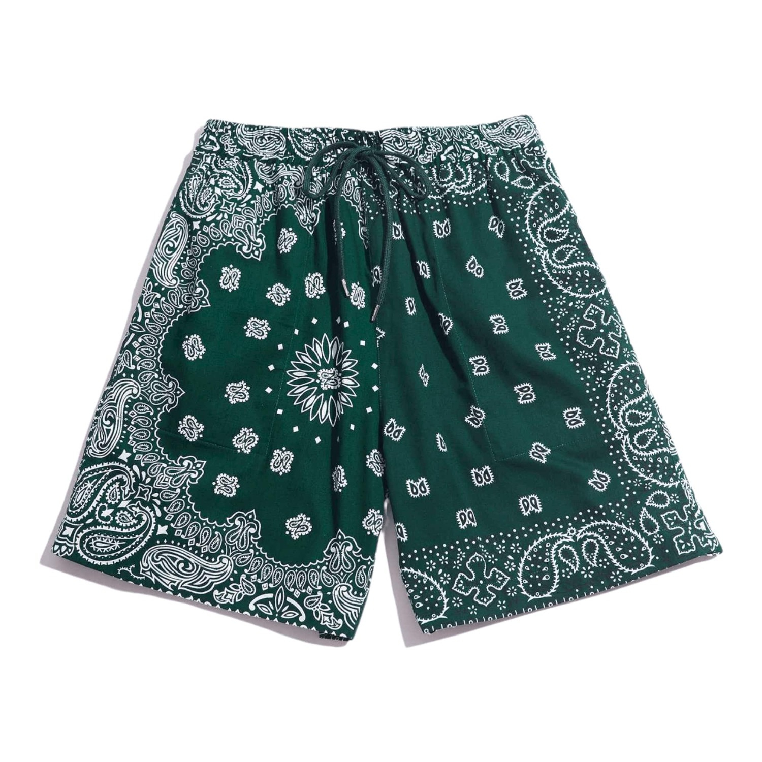 Paisley Shorts - Green