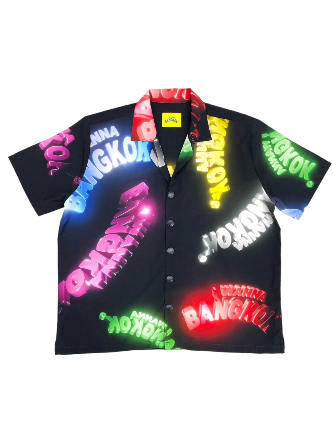 Glow Sticker Shirt (Black)
