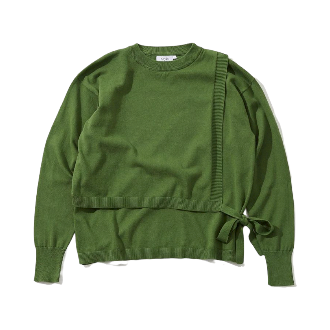 Knit Lounge Tops (Green)