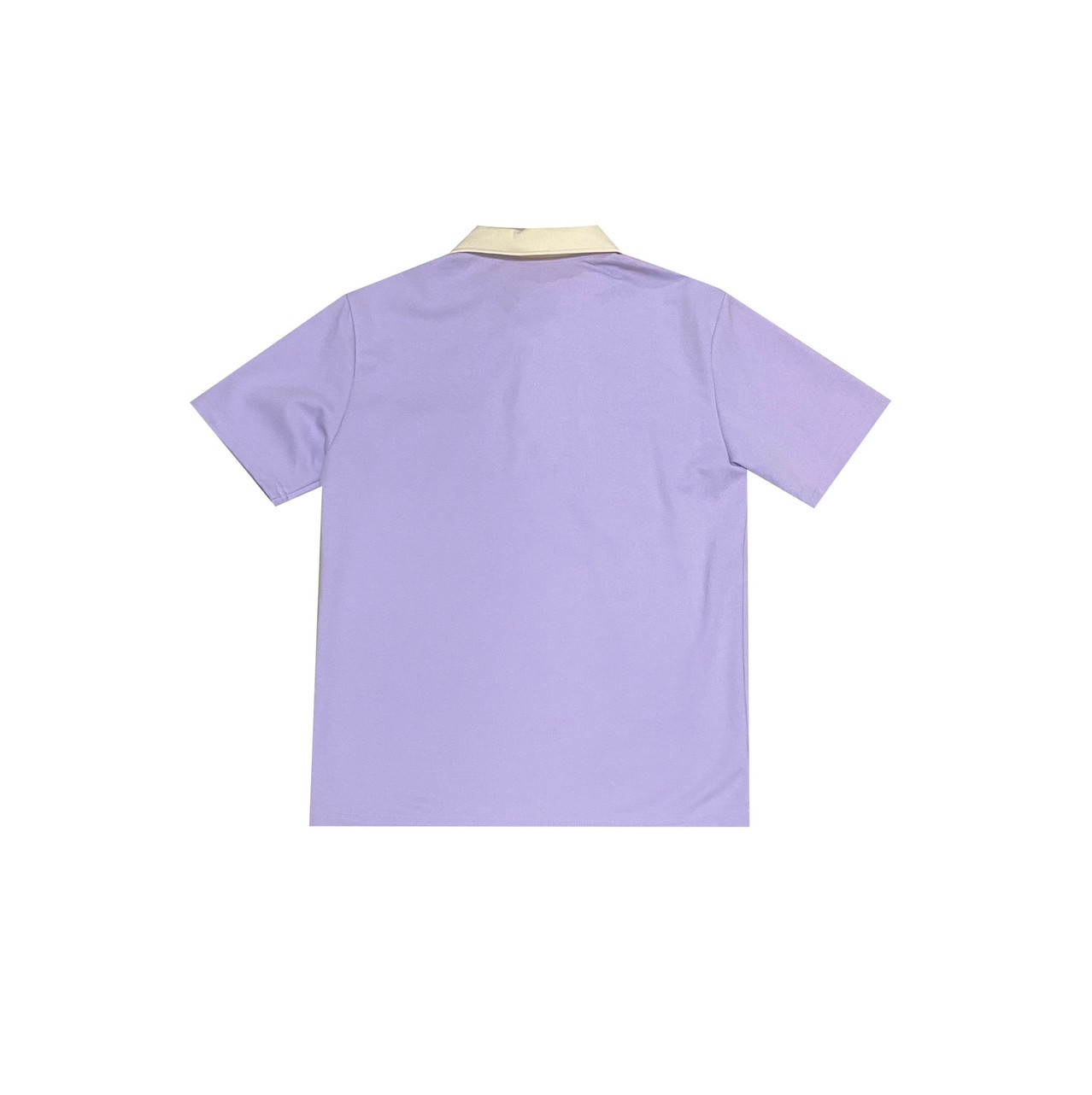 Two-Tone Polo Shirt (Lavender Violet)