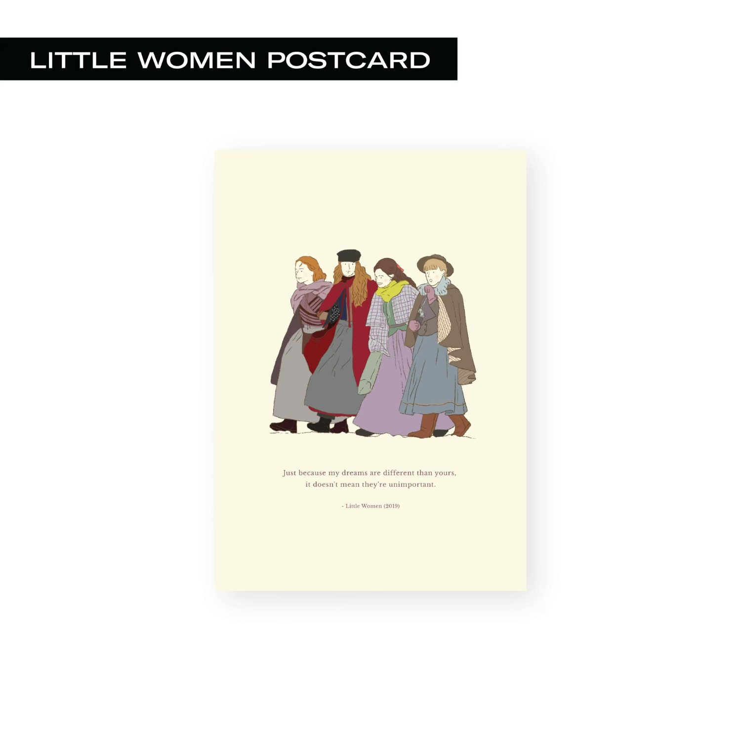 Little Women Postcard