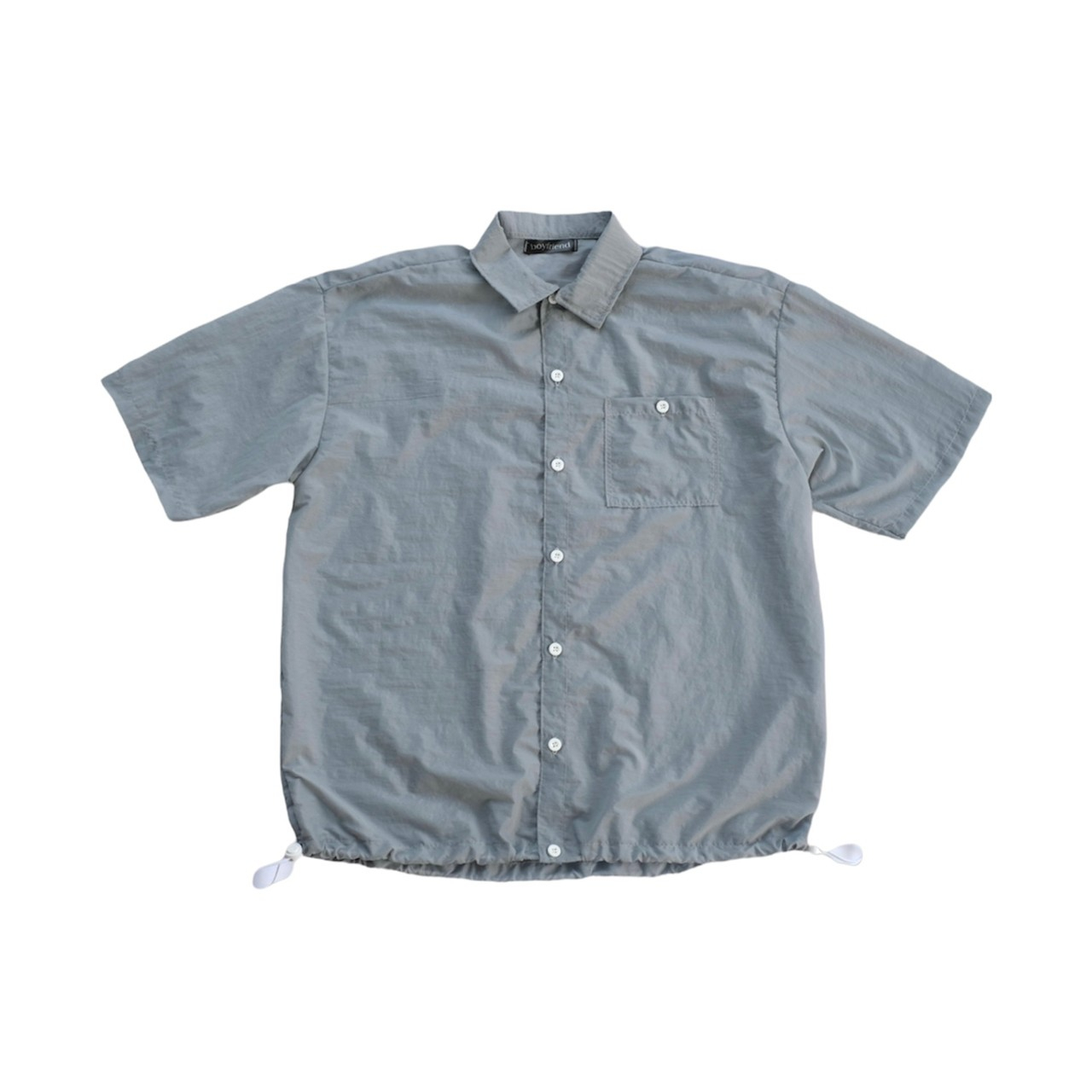 Nylon Windbreak Shirts (Gray)