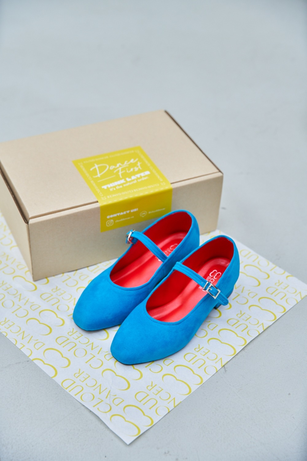 Spring Dance Shoes (Blue)