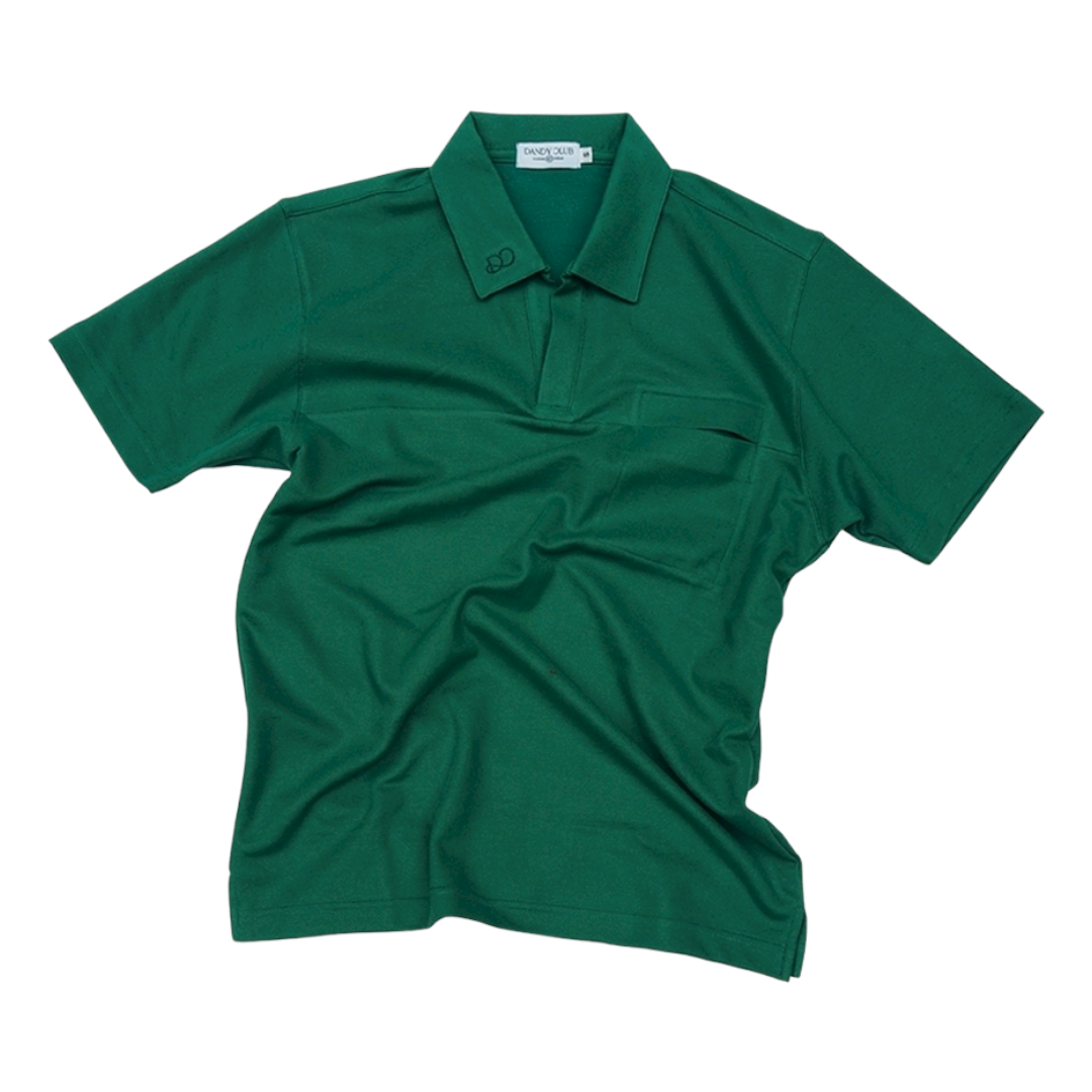 Dandy Pocket Polo Tee (Classic fit / Jungle green)