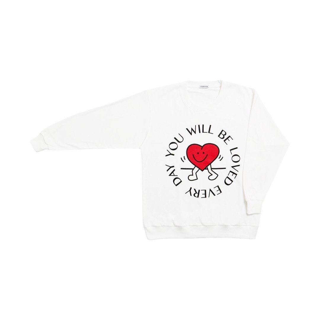 Heart Sweater (White)