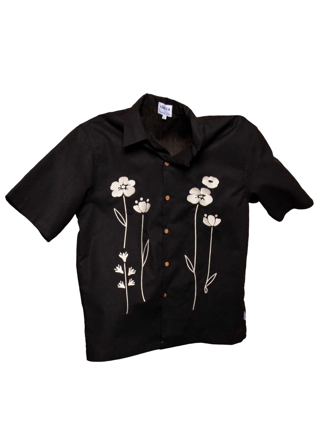 Vineca La Fleur Shirt (Black)