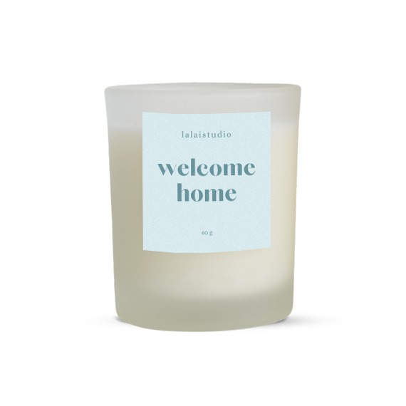 "Welcome Home" Candle
