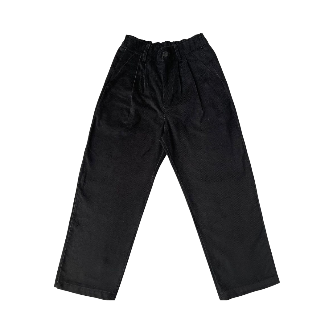 On and On : Corduroy Pants (Black)
