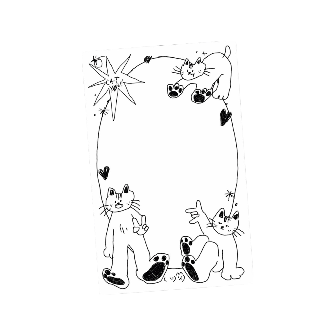 Cat Frame Card