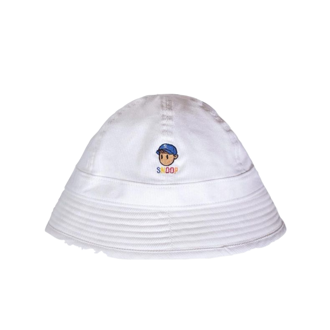 Mr.snoop Corduroy Bucket Hat (White)