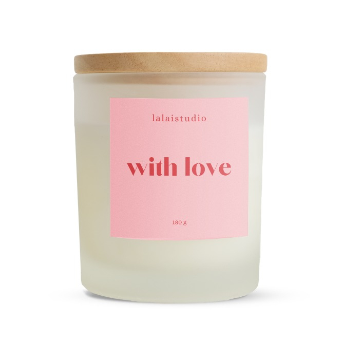 "With Love" Candle (180g.)